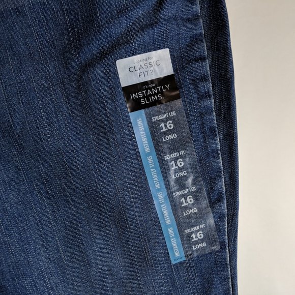 Women's Instantly Slims Lee  Straight Leg Jeans - Picture 5 of 9